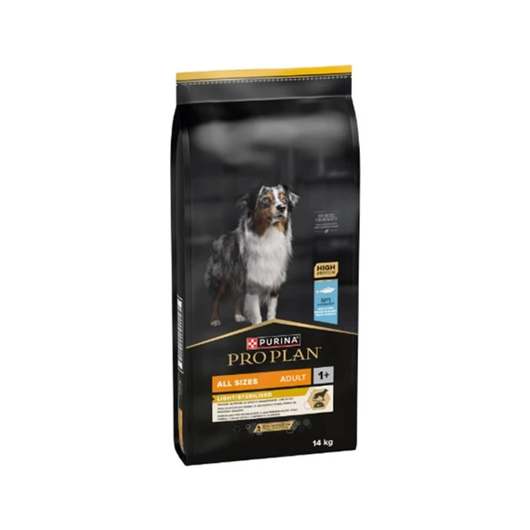 Pro Plan All Size Beyaz Balıklı Sterilised-Light Yetişkin Köpek Maması 14 kg