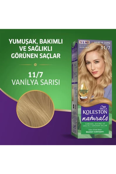 Naturals Saç Boyası Vanilya Sarısı 11/7