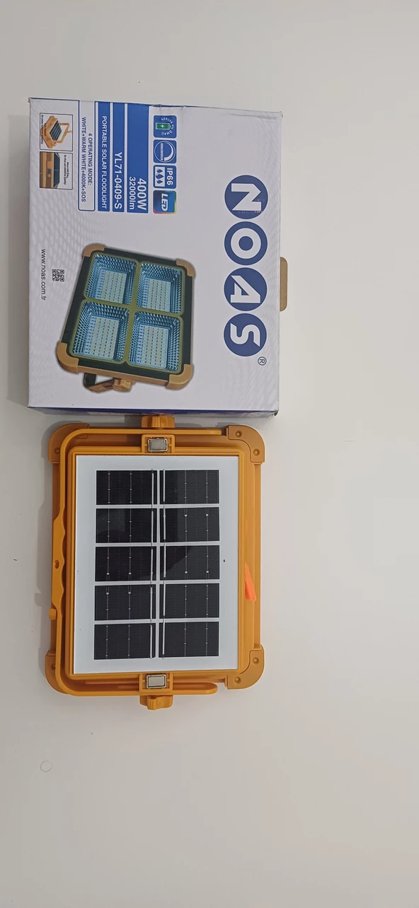 Noas 400 watt portatif projektör solar panel