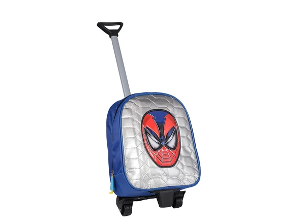 Bagacar Spiderman Gri Tekerlekli Çocuk Sırt Çantası - 3