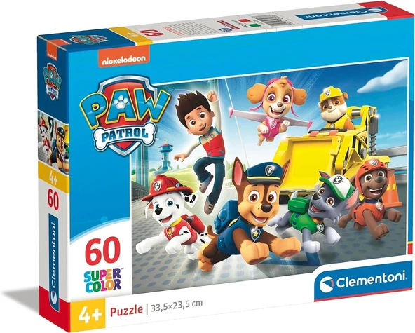 Clementoni 26203 Paw Patrol Supercolor 60 Parça