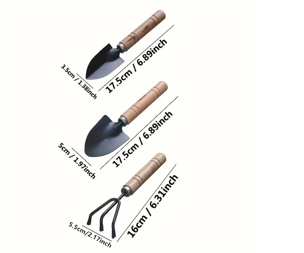 Portatif Kazma Kürek Tırmık Seti - 4