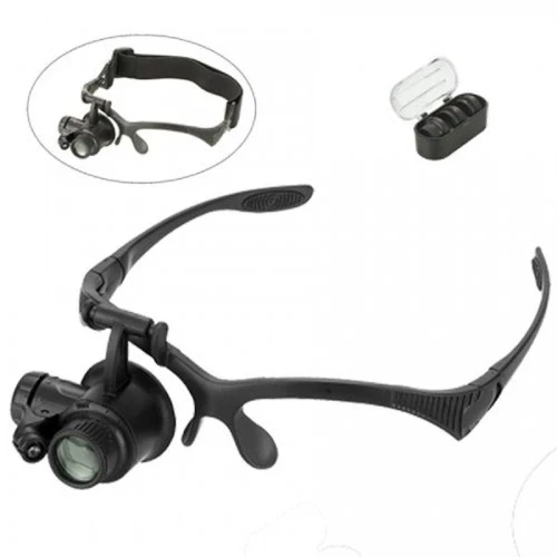 Saat Tamırı,okuma, Kuyumcu Için Çok Fonksiyonlu Onarım Gözlük Büyüteç - Resim 7