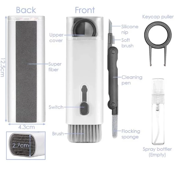Çok Fonksıyonlu 7 In 1 Aırpods Klavye Ekran Kulaklık Temızleme Kıtı - Resim 5