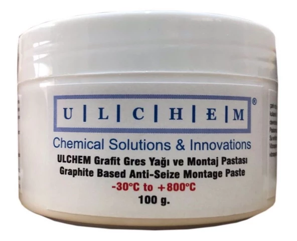 ULCHEM Grafit Gres Yağı ve Montaj Pastası +800°C - 100 gram - 2