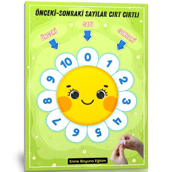 Çocuklar İçin Cırt Cırtlı Önceki  Sonraki Sayılar YAZ SİL Kitabı