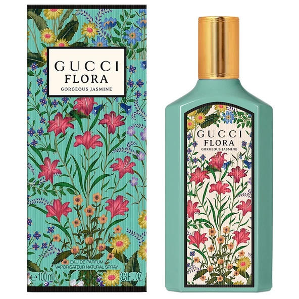 Gucci Flora Gorgeous Jasmine EDP 100ML Kadın Parfümü - Resim 2