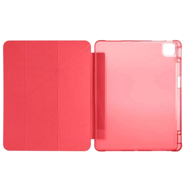 Apple iPad Air 13 2024 Kılıf Redclick Tri Folding Kalem Bölmeli Standlı Kılıf - 4