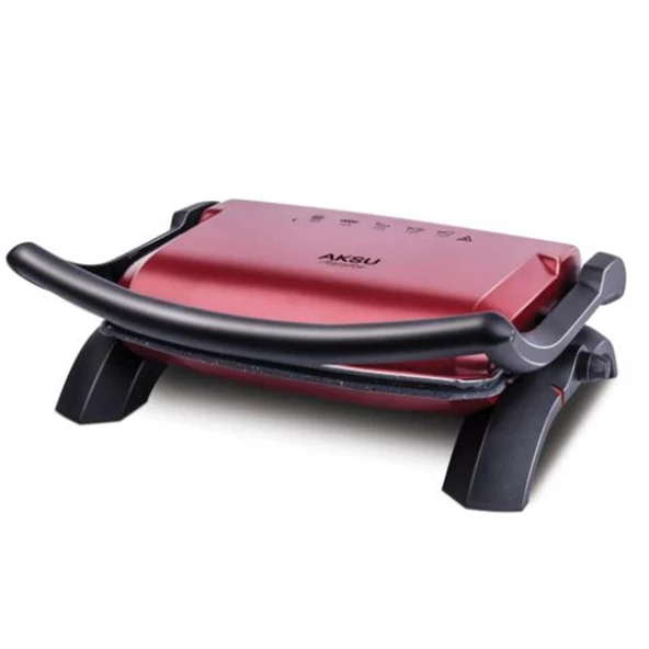Aksu T28-E Tostadoy Granit Kırmızı 1800 W Tost Makinesi - 4