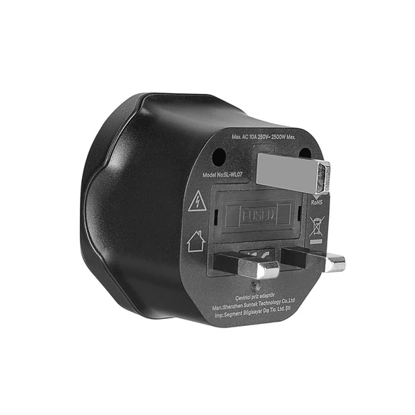 S-link Universal - İngiliz Çevirici Priz Adaptör - 2