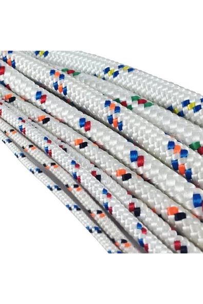 30 metre 4 mm Iskota Halat Branda Tente Yük Bağlama Gerdirme Ipi Polyester - 2