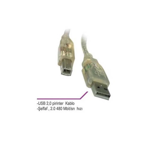 S-link1.5 Metre 2.0 Usb Yazıcı Kablosu