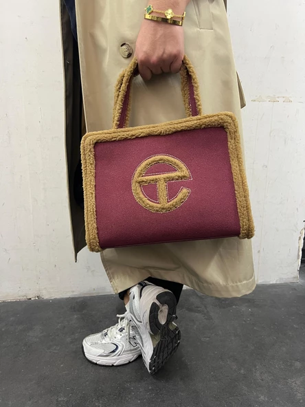 W Ugg X Telfar Bordo Çanta ürün görseli 1