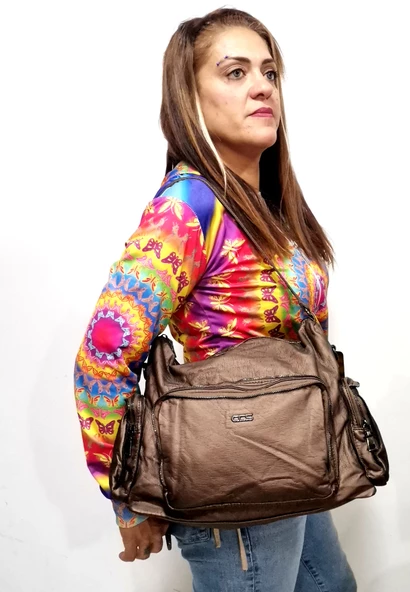 Monalisa Home CCS Lüks 16537 BROWN Omuz Çantası ürün görseli 1