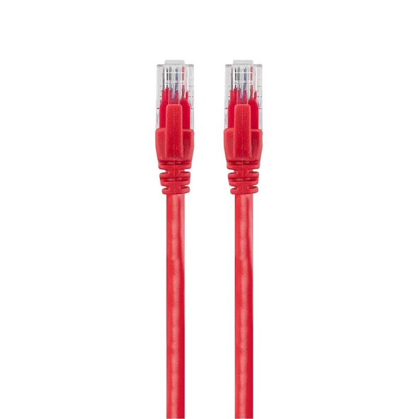 S-link 1 Metre Cat6 Kırmızı Utp Patch Kablo Ethernet Kablosu