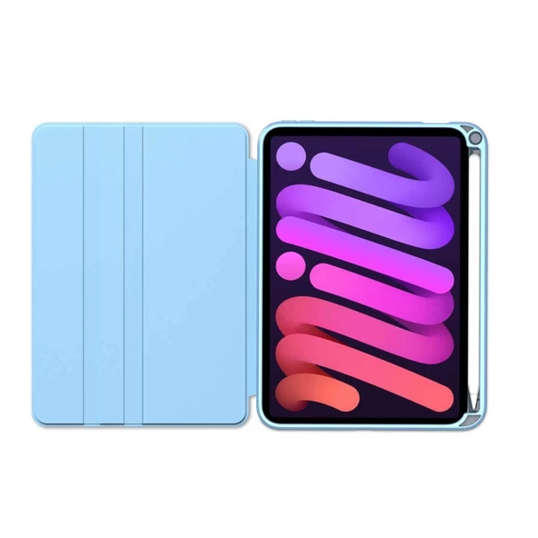 Apple İpad Mini 2021 (6.nesil) Kılıf Redclick Nayn Dönebilen Standlı Kılıf - 3