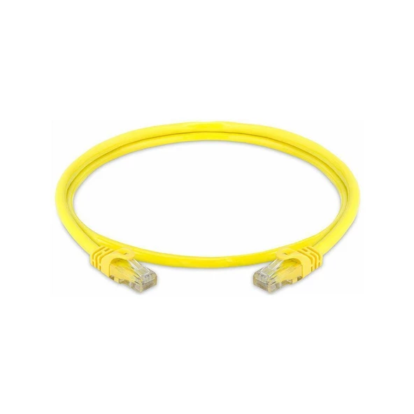 S-link 30 CM Sarı Cat6 Utp Patch Kablo Ethernet Kablosu