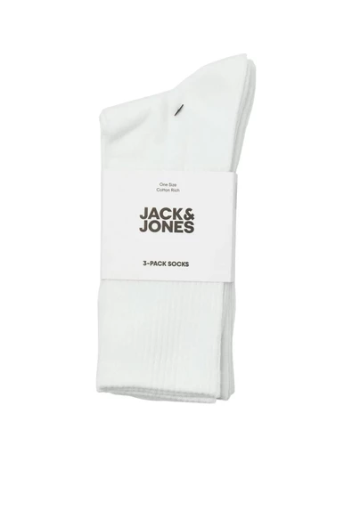 Jack & Jones 12260081-BYZ Jaccharles Tennis 3 Pack Noos Erkek Spor Çorap