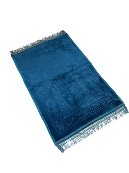 Royam Lüx Kalın Yumuşak Kaymaz Taban Peluş Seccade 80 X 120 - 9