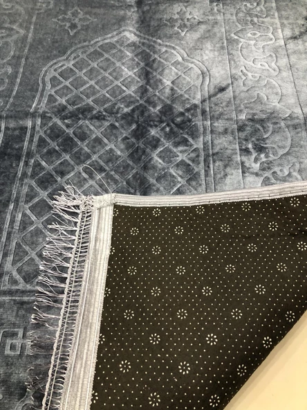 Royam Lüx Kalın Yumuşak Kaymaz Taban Peluş Seccade 80 X 120 - 5