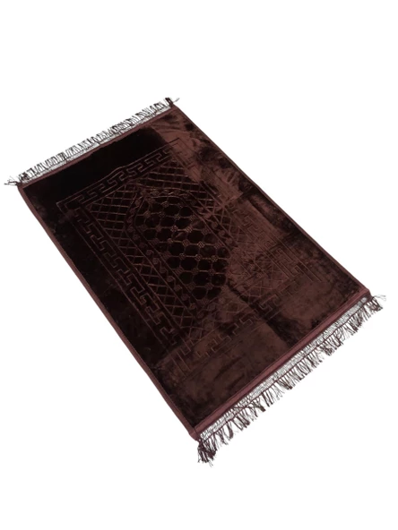 Royam Lüx Kalın Yumuşak Kaymaz Taban Peluş Seccade 80 X 120 - 11