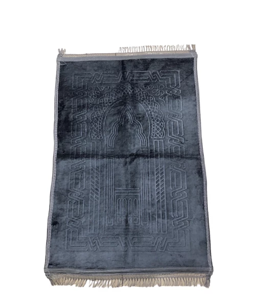 Royam Lüx Kalın Yumuşak Kaymaz Taban Peluş Seccade 80 X 120 - 4