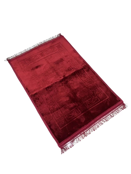 Royam Lüx Kalın Yumuşak Kaymaz Taban Peluş Seccade 80 X 120 - 7