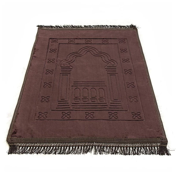 Royam Lüx Kalın Yumuşak Kaymaz Taban Peluş Seccade 80 X 120 - 12