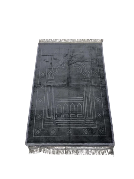 Royam Lüx Kalın Yumuşak Kaymaz Taban Peluş Seccade 80 X 120 - 2