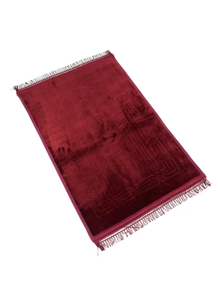 Royam Lüx Kalın Yumuşak Kaymaz Taban Peluş Seccade 80 X 120 - 6