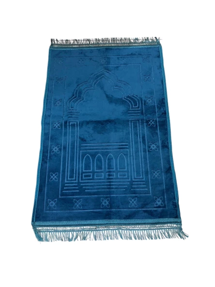 Royam Lüx Kalın Yumuşak Kaymaz Taban Peluş Seccade 80 X 120 - 10