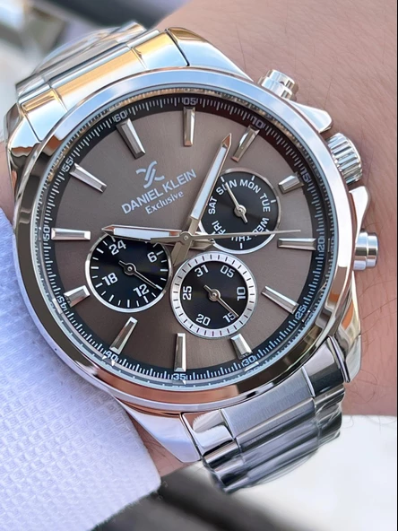 Daniel Klein Çelik Kordon İç Fonksiyonları Aktif Nişan Ve Damat İçin Erkek Kol Saati EDK.1.13890.8 ürün görseli