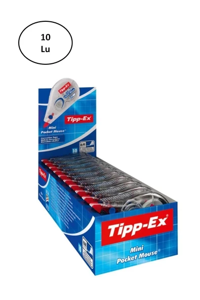 Bic Tipp-ex Mini Pocket Mouse Şerit Düzeltici 10'lu - 3