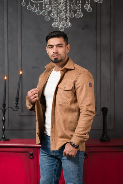 Advante Slimfit Çift Kapak Cepli Astarsız Kaşe Gömlek - 7