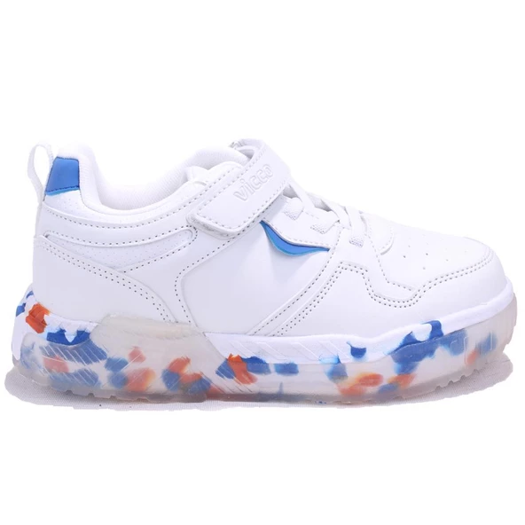 Vicco Monaco 346F24K304 Beyaz Mavi Ortopedik Günlük Erkek Çocuk Spor Ayakkabı - Resim 2