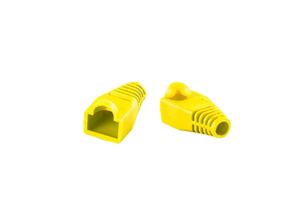 S-link RJ45 25 Li Paket Sarı Jack Kılıfı