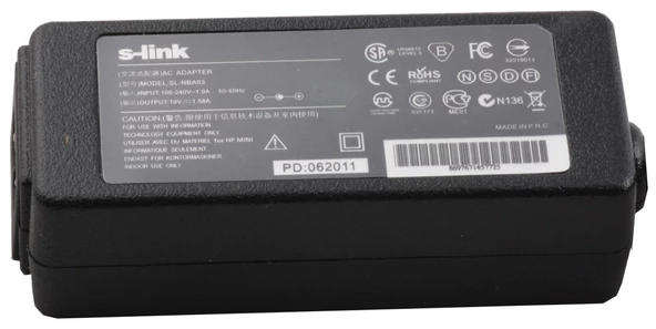 S-link 30w 19v 1.58a 4.8-1.7 Notebook Adaptör