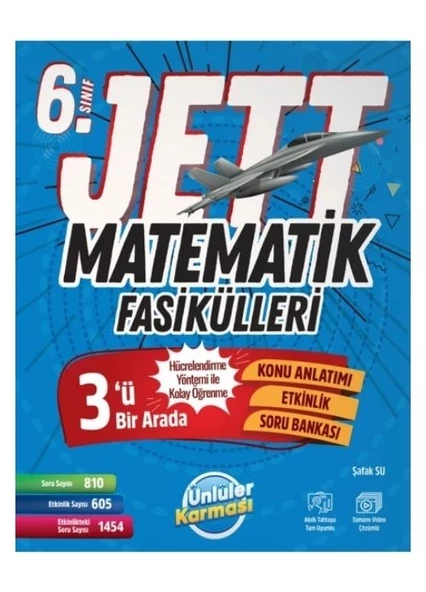 Ünlüler Karması 6. Sınıf Jett Matematik Fasikülleri