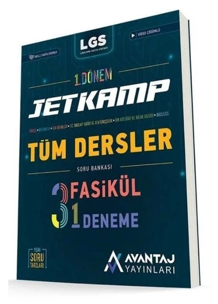 Avantaj Yayınları Avantaj 8. Sınıf LGS Tüm Dersler 1. Dönem Jet Kamp Soru Bankası