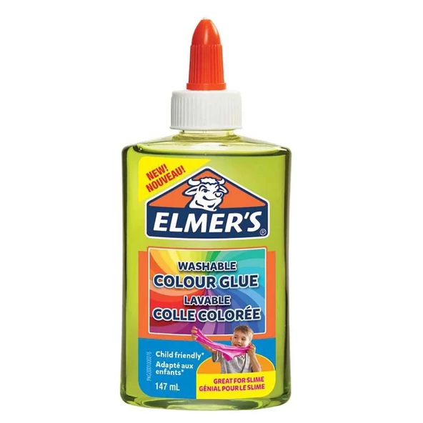 Elmer’s Şeffaf Renkli Sıvı Yapıştırıcı Yeşil 147 ml 2109504 ürün görseli