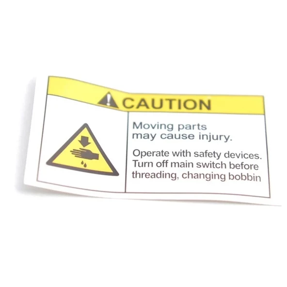 Makine Model Yapışkanlı Küçük Boy Etiket ürün görseli