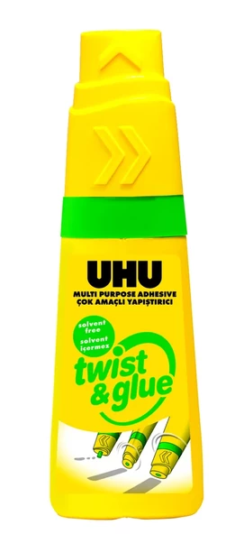 Uhu Twist&Glue Solventsiz Çok Amaçlı Yapıştırıcı 35 ml 38840 ürün görseli