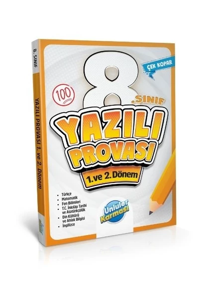 Ünlüler Karması 8.Sınıf Yazılı Provası
