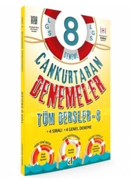 8. Sınıf LGS Tüm Dersler Cankurtaran Denemeler Damla Yayınevi
