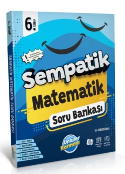 Ünlüler Karması Sempatik 6. Sınıf Matematik Soru Bankası
