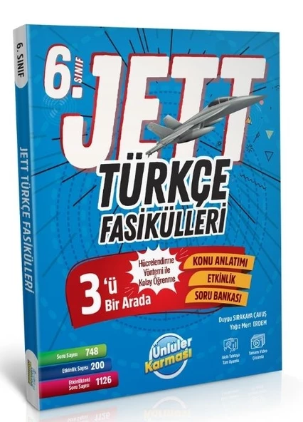 Ünlüler Karması 6. Sınıf Jett Türkçe Fasikülleri