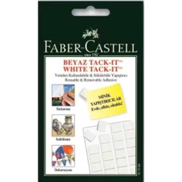 Faber Castell Hamur Yapıştırıcı Tack-it 50 gr Beyaz