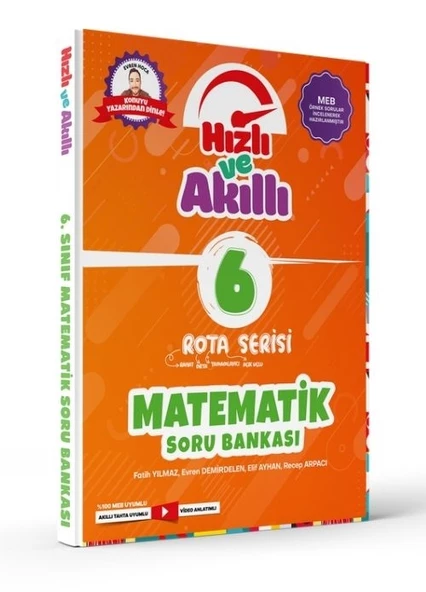 Tammat Yayıncılık 6. Sınıf Matematik Rota Serisi Hızlı ve Akıllı Soru Bankası