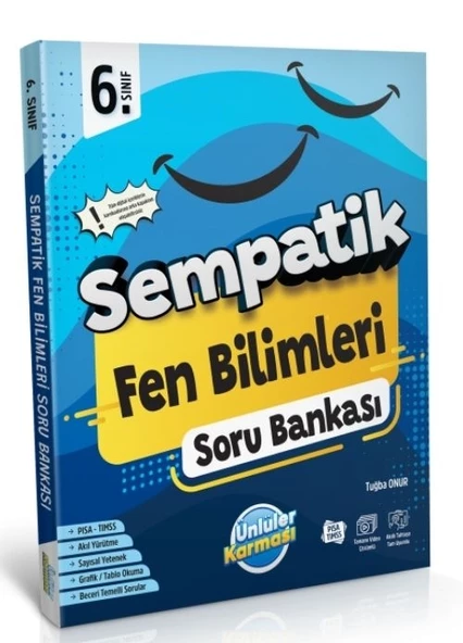 Ünlüler Karması Sempatik 6. Sınıf Fen Bilimleri Soru Bankası