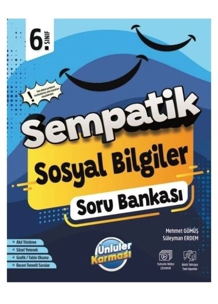Ünlüler Karması 6. Sınıf Sosyal Bilgiler Sempatik Soru Bankası